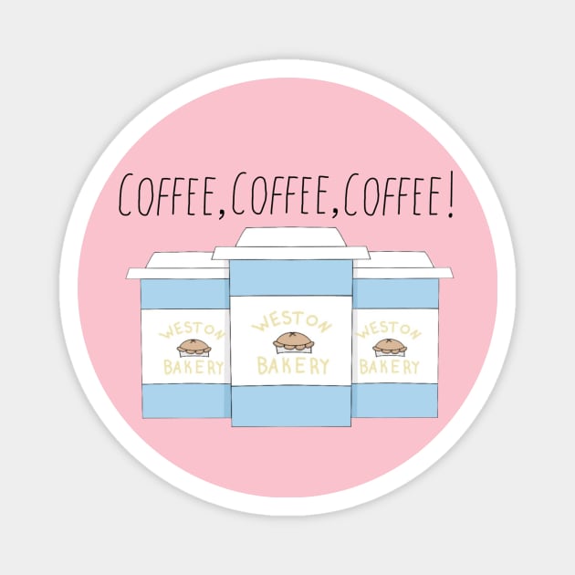 Coffee, coffee, coffee! Magnet by AnnttMnd